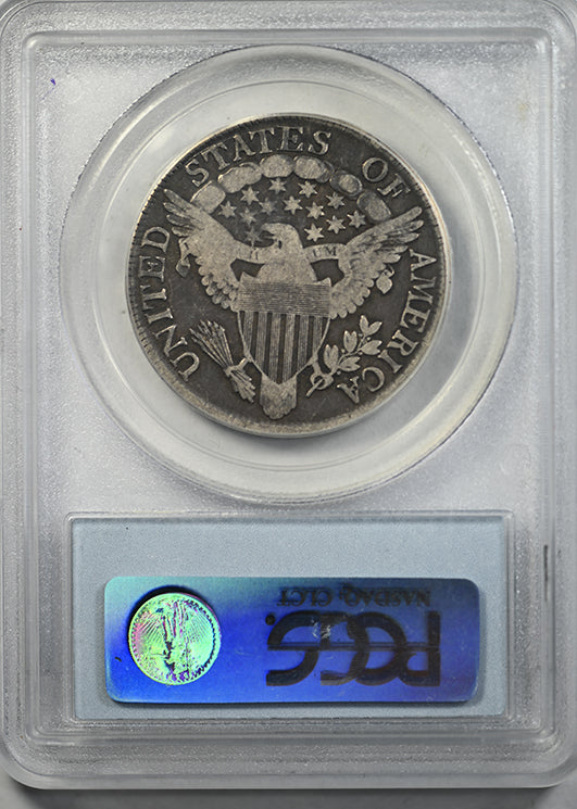 1806 Draped Bust Half Dollar 50C PCGS F15 CAC - Pointed 6, Stem