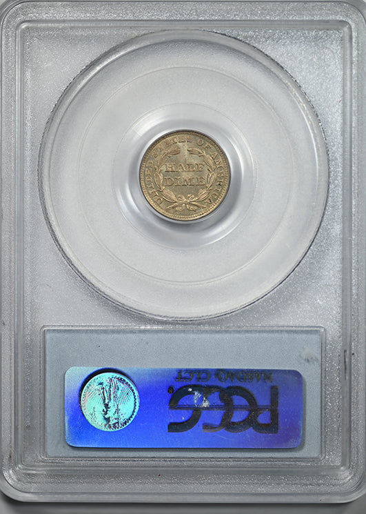 1859 Liberty Seated Half Dime H10C PCGS MS64