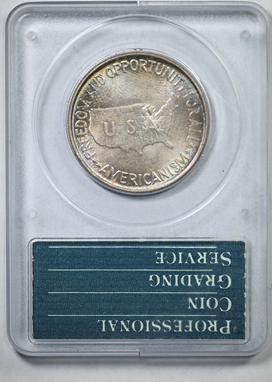 1952 Washington Carver Classic Commemorative Half Dollar 50C PCGS Rattler MS65 CAC