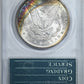 1886 Morgan Dollar $1 PCGS Rattler MS63 CAC - RAINBOW TONED!