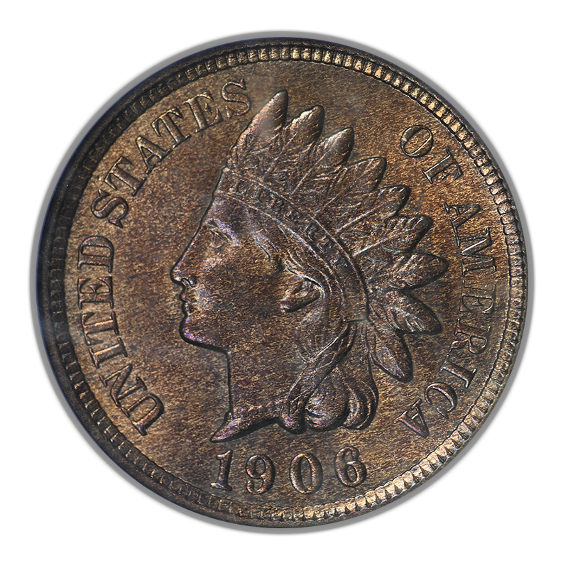 1906 Indian Head Cent 1C NGC MS63RB CAC