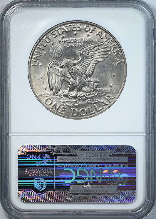 1972 Type 3 Clad Eisenhower Ike Dollar $1 NGC MS64