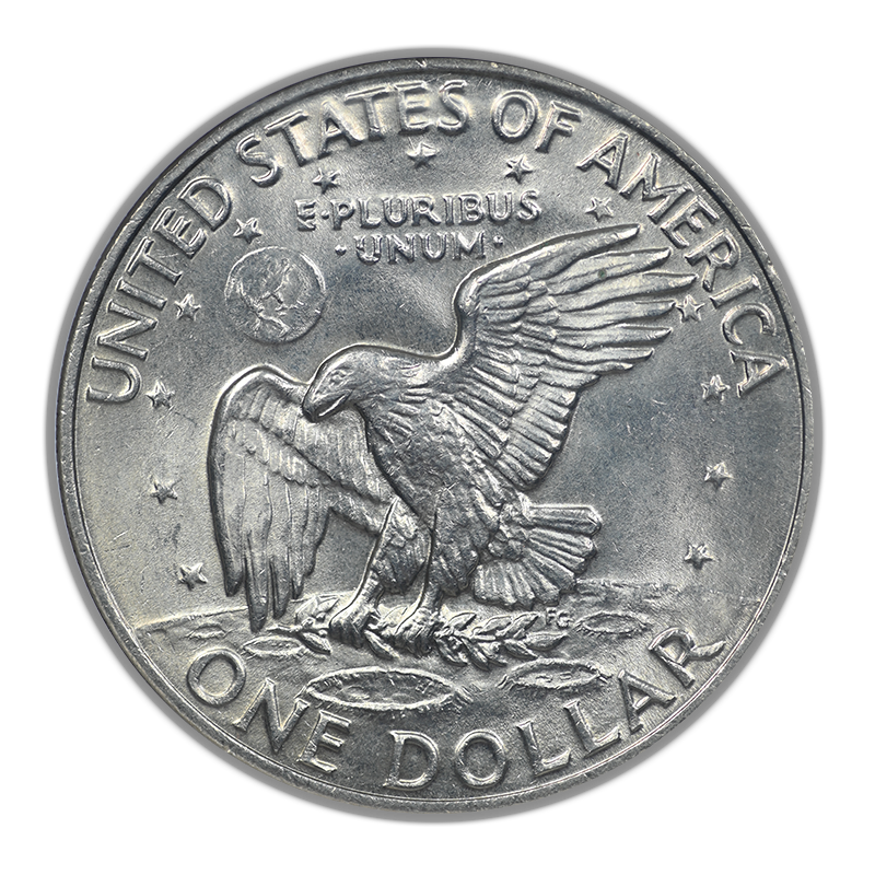1972 Type 3 Clad Eisenhower Ike Dollar $1 NGC MS64