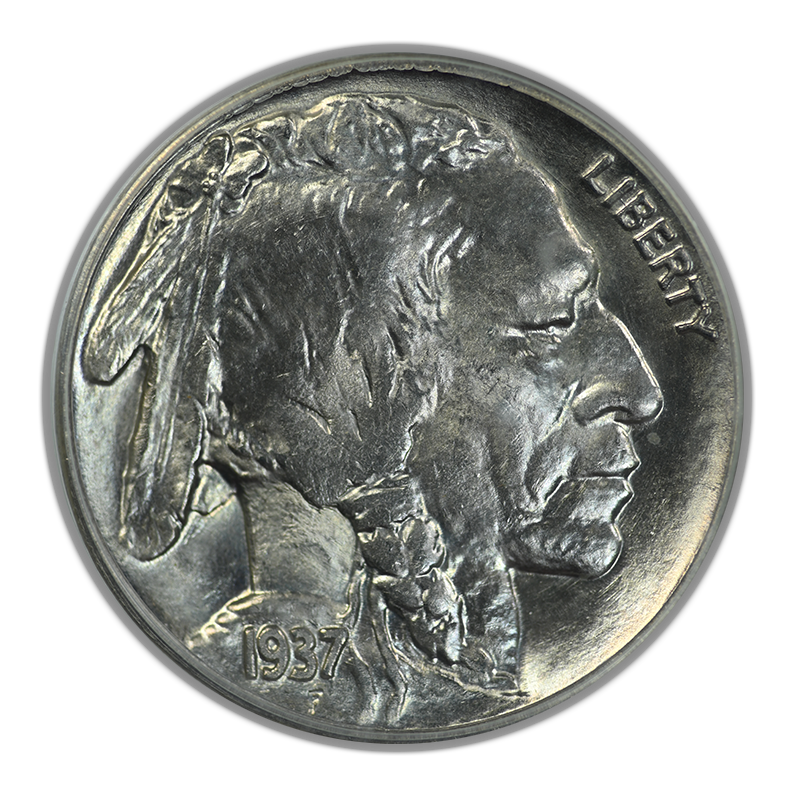 1937 Buffalo Nickel 5C PCGS MS65 CAC OGH