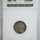 1894 Barber Dime 10C ANACS Soapbox XF40