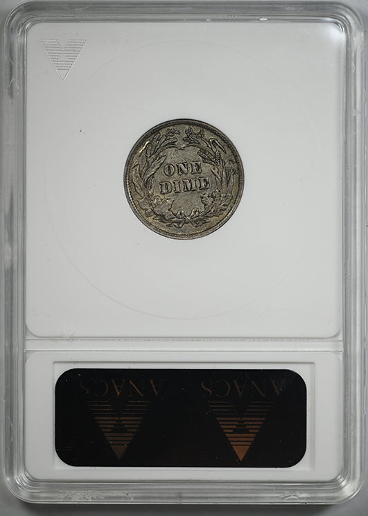 1894 Barber Dime 10C ANACS Soapbox XF40