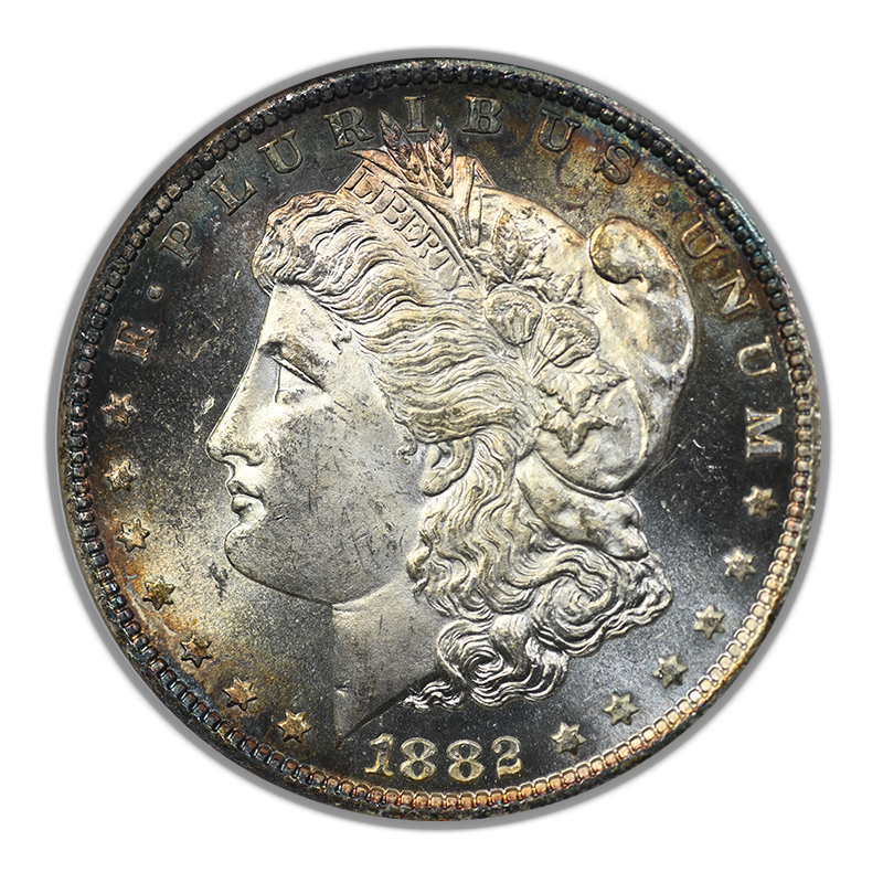 1882-CC Morgan Dollar $1 NGC Fatty MS64DPL - Deep Prooflike Obverse