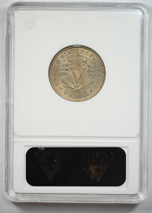 1900 Liberty V-Nickel 5C ANACS Soapbox MS64