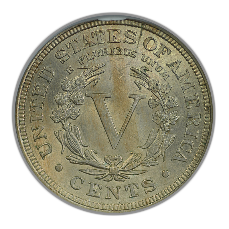 1900 Liberty V-Nickel 5C ANACS Soapbox MS64