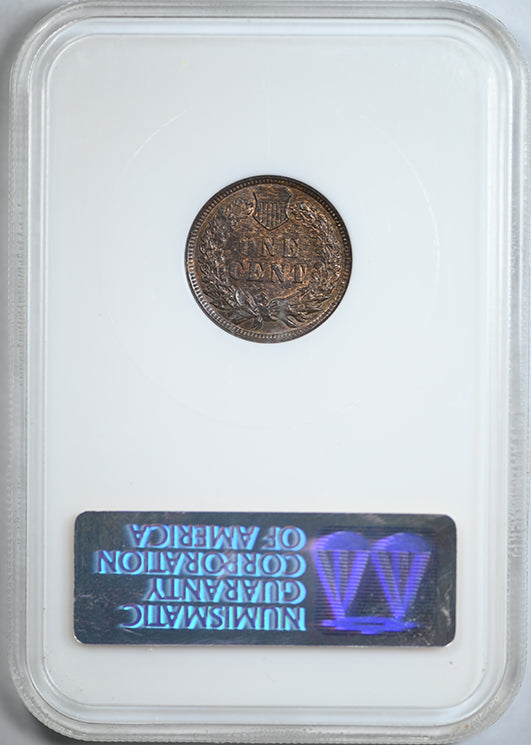 1883 Indian Head Cent 1C NGC Fatty MS64BN CAC