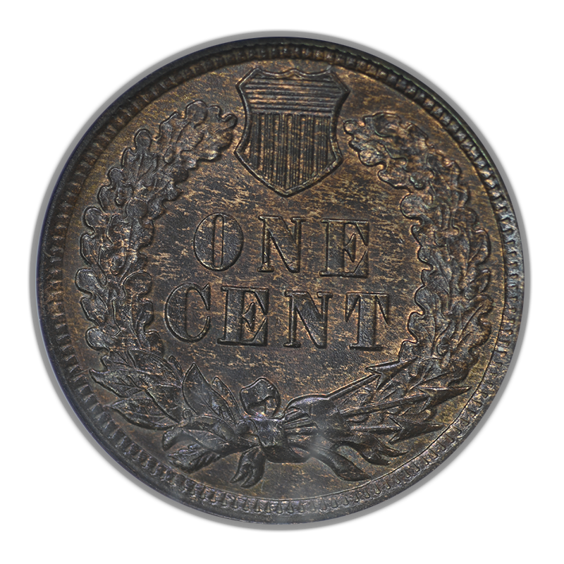 1883 Indian Head Cent 1C NGC Fatty MS64BN CAC