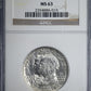 1921 2x2 Alabama Classic Commemorative Half Dollar 50C NGC MS63