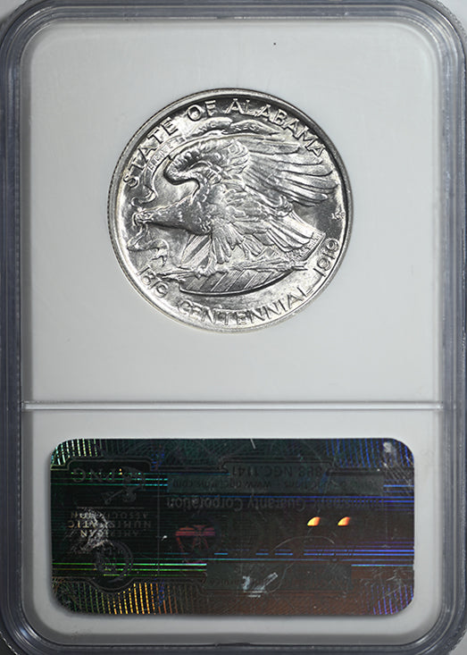 1921 2x2 Alabama Classic Commemorative Half Dollar 50C NGC MS63