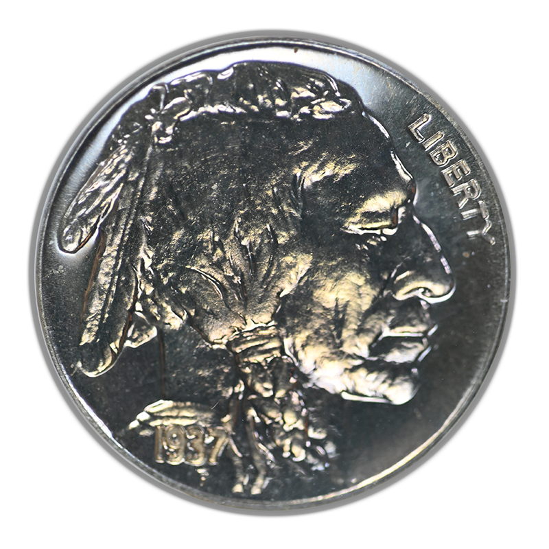 1937 Proof Buffalo Nickel 5C NGC Fatty PF66 CAC