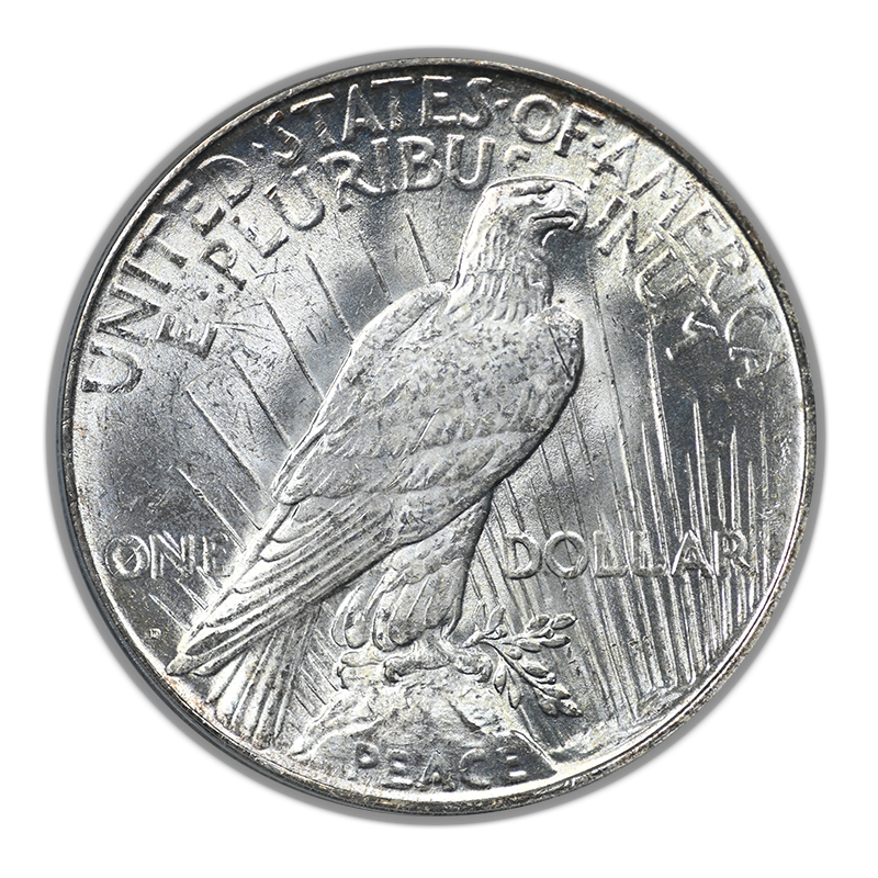 1922-D Peace Dollar $1 PCGS MS64 OGH