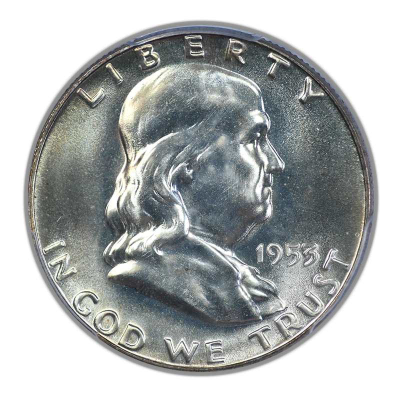 1953 Proof Franklin Half Dollar 50C PCGS PR65