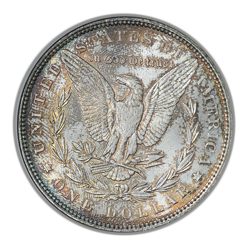 1887 Morgan Dollar $1 NGC Fatty MS64