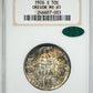 1926-S Oregon Trail Classic Commemorative Half Dollar 50C NGC Fatty MS65 CAC - TONED!