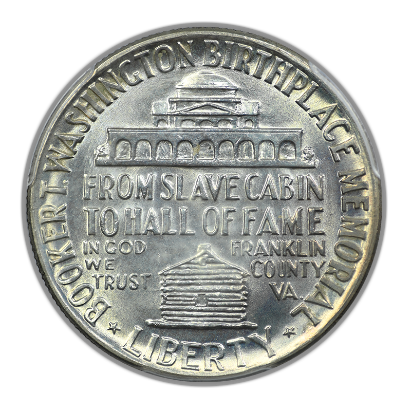 1947 Booker T. Washington Classic Commemorative Half Dollar 50C PCGS MS63 Gold CAC