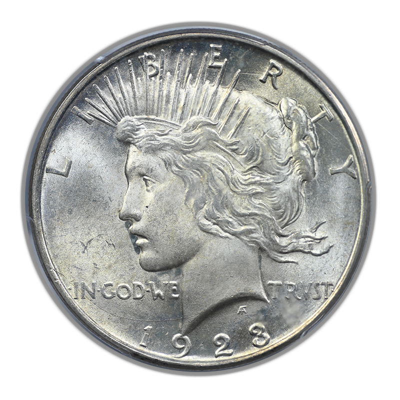 1923-D Peace Dollar $1 PCGS MS64