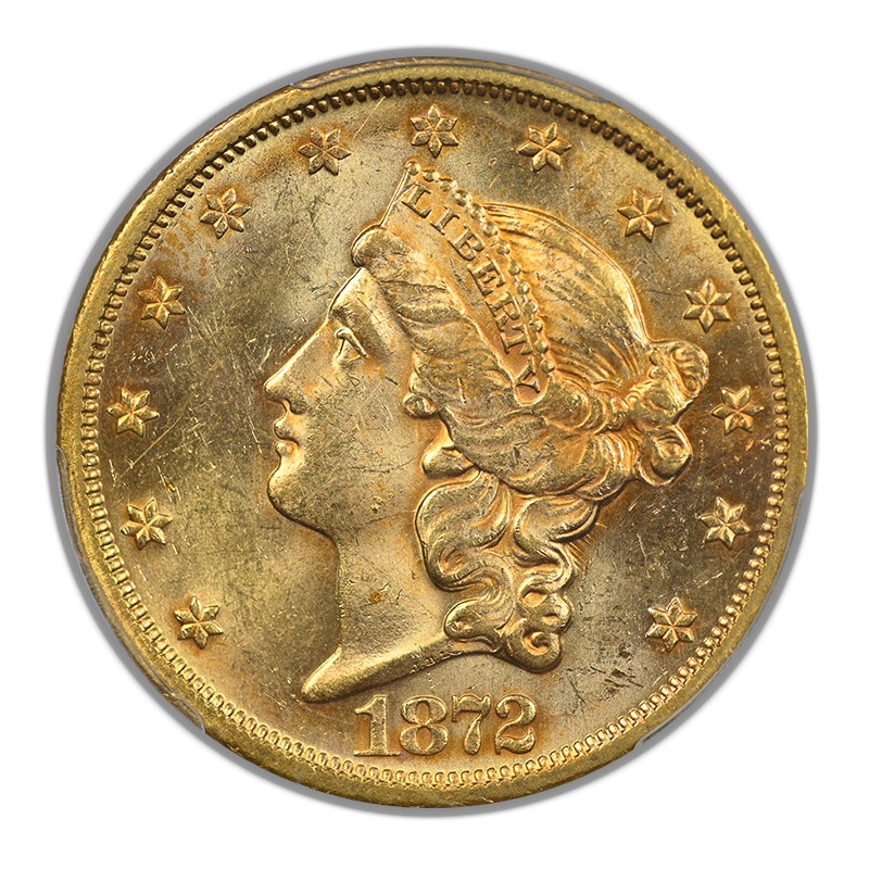 1872-S Liberty Head Gold Double Eagle $20 PCGS MS61