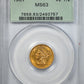 1907 Liberty Head Gold Quarter Eagle $2.50 PCGS MS63 OGH Obverse Slab