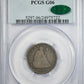 1875-CC Twenty Cent Piece 20C PCGS G06 CAC Obverse Slab