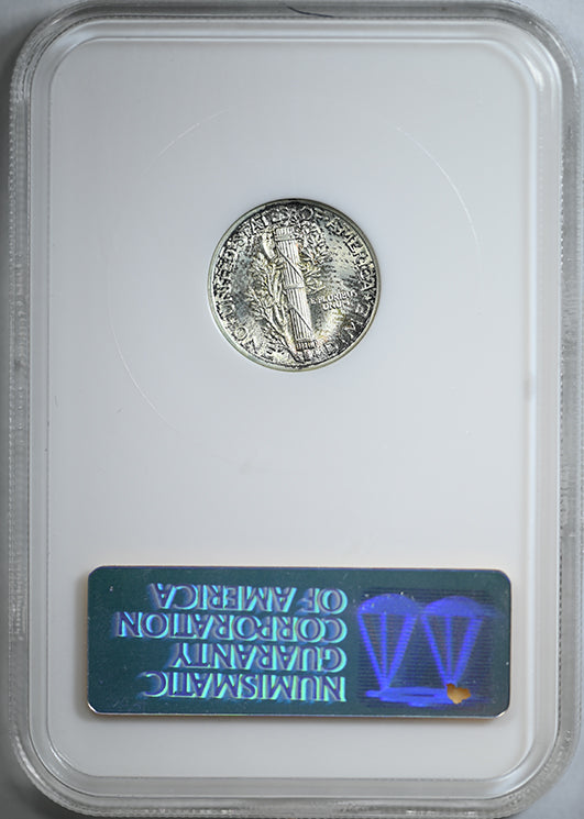 1940 Mercury Dime 10C NGC Fatty MS66FB CAC - Full Bands