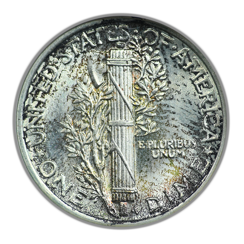 1940 Mercury Dime 10C NGC Fatty MS66FB CAC - Full Bands