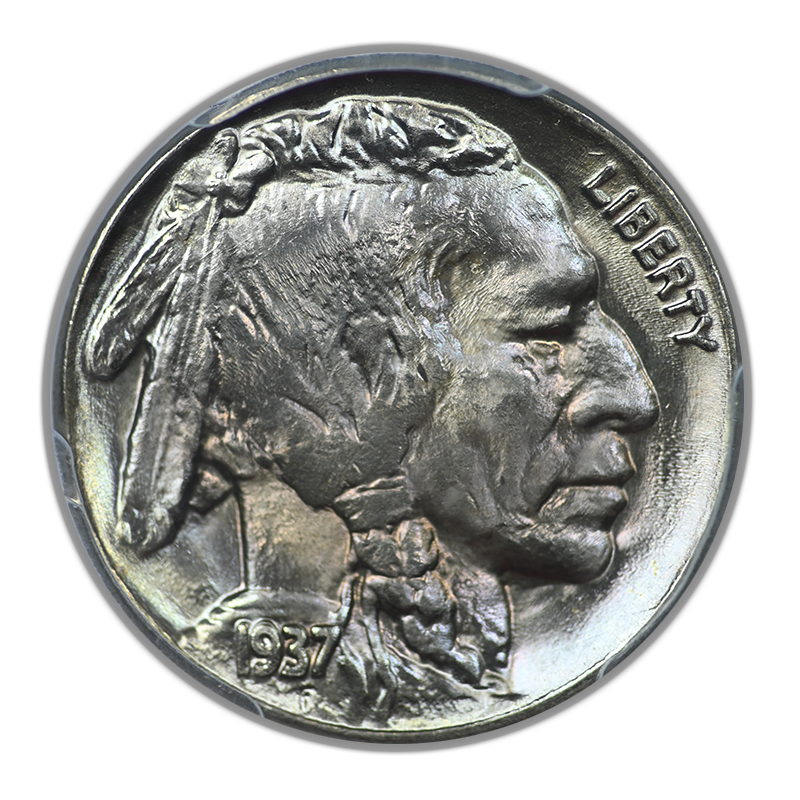 1937 Buffalo Nickel 5C PCGS MS67 CAC