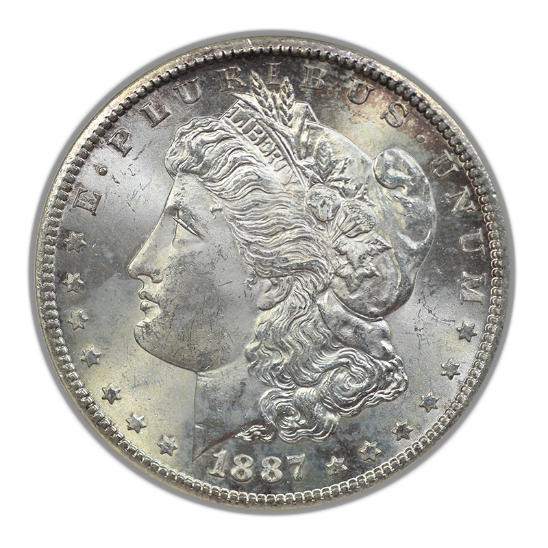 1887-S Morgan Dollar $1 NGC MS64
