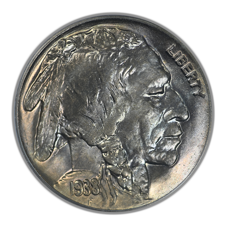 1938-D Buffalo Nickel 5C PCGS MS66 CAC OGH