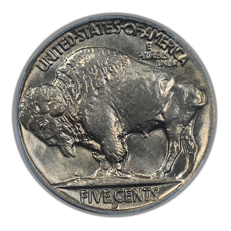 1938-D Buffalo Nickel 5C PCGS MS66 CAC OGH