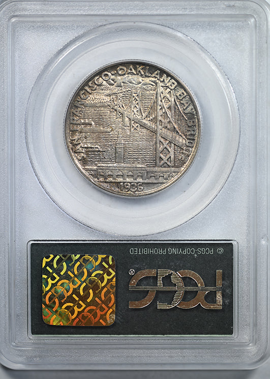 1936-S Bay Bridge Classic Commemorative Half Dollar 50C PCGS MS66 CAC OGH