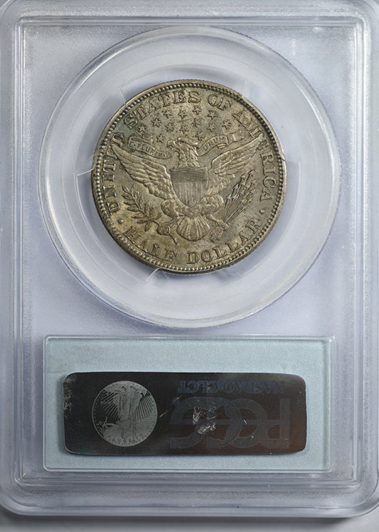 1912 Barber Half Dollar 50C PCGS AU58 CAC Reverse Slab