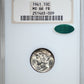 1941 Mercury Dime 10C NGC Fatty MS66FB CAC - Full Bands