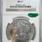 1885-O Morgan Dollar $1 NGC MS63 CAC - TONED! Obverse Slab