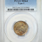 1913 Type 1 Buffalo Nickel 5C PCGS MS64 - TONED!