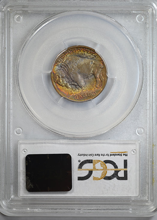 1913 Type 1 Buffalo Nickel 5C PCGS MS64 - TONED!