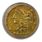 1871 Round California Fractional Gold Liberty Head 1/2 Dollar G50C PCGS XF45 BG-1026