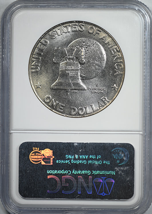 1976 Type 1 Clad Eisenhower Ike Dollar $1 NGC MS64 CAC