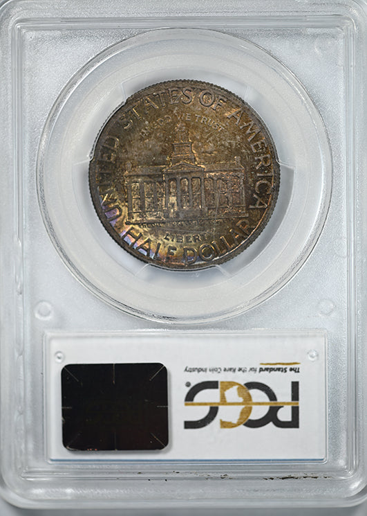 1946 Iowa Classic Commemorative Half Dollar 50C PCGS MS66 CAC - TONED!