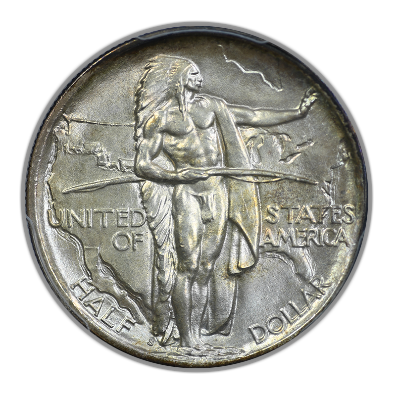 1936-S Oregon Trail Classic Commemorative Half Dollar 50C PCGS MS67+ CAC