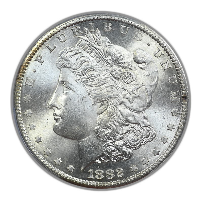 1882-S Morgan Dollar $1 PCGS MS66+