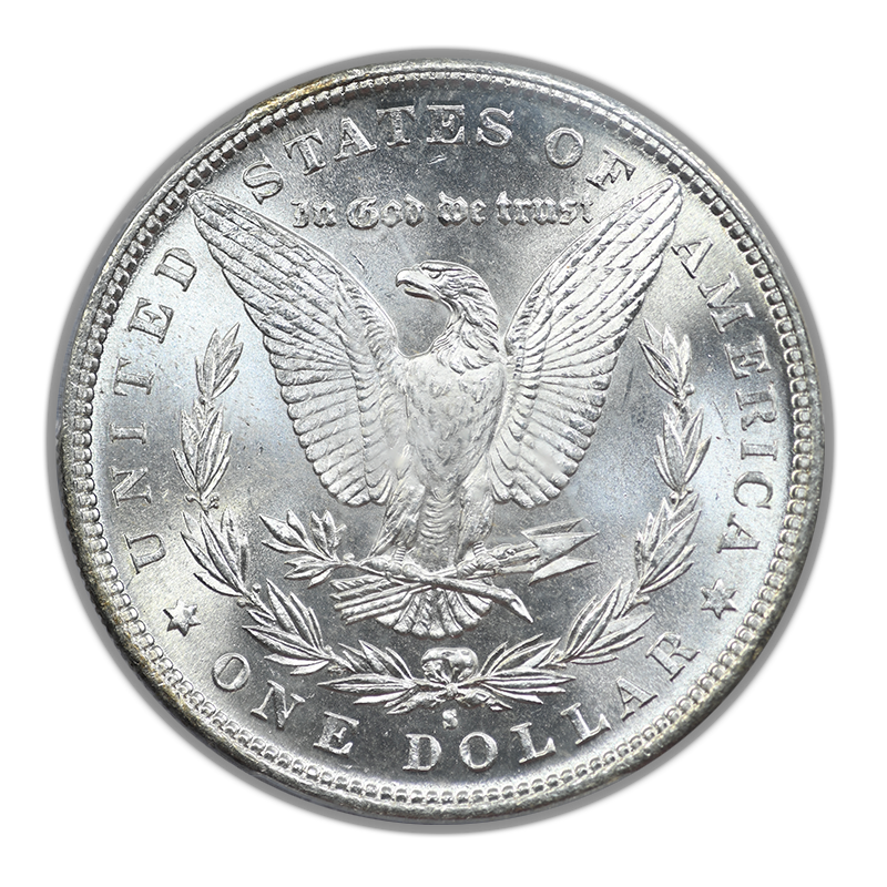 1882-S Morgan Dollar $1 PCGS MS66+
