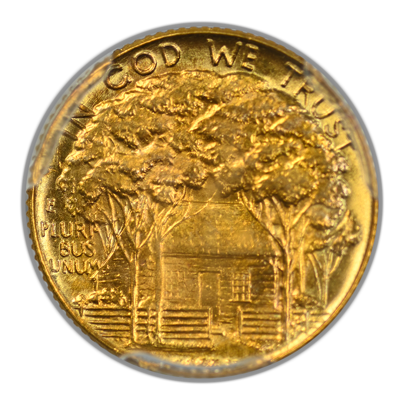 1922 Grant with Star Classic Commemorative Gold Dollar G$1 PCGS MS64