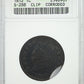 1812 Classic Head Large Cent 1C ANACS Soapbox VF Details S-288 Clip Mint Error
