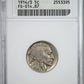 1914/3 Buffalo Nickel 5C ANACS Soapbox VF20 FS-014.87