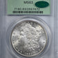 1885-CC Morgan Dollar $1 PCGS MS63 CAC OGH Obverse Slab