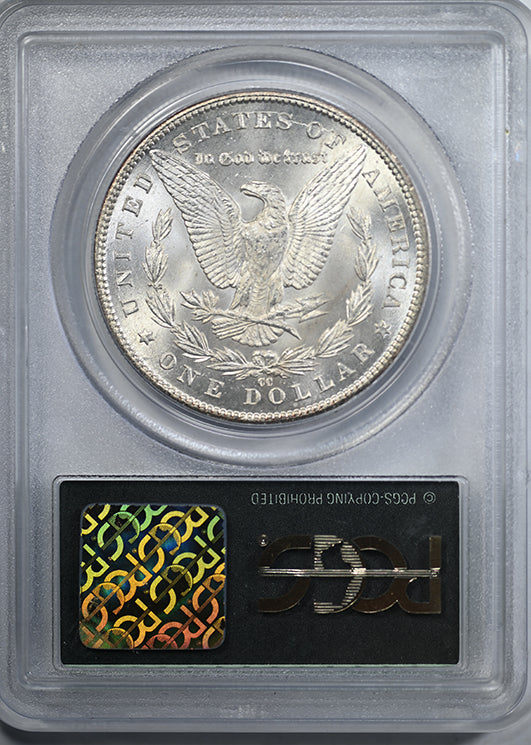 1885-CC Morgan Dollar $1 PCGS MS63 CAC OGH Reverse Slab